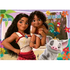 Ravensburger Kinderpuzzle 4x100 Teile - Disney Vaiana 2 - Abenteuer in Ozeanien