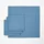 Homescapes Stoffservietten blau 45/45 cm, 100% Baumwolle,