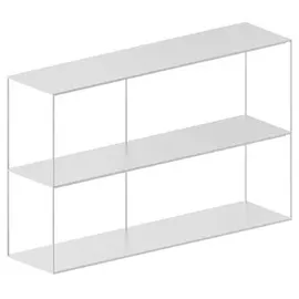 ZEUS Sideboard Slim Irony Zeus weiss weiß, Designer Maurizio Peregalli, 82x124x31 cm