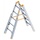 Layher Treppenstehleiter Topic 1061 2 x 5 Sprossen