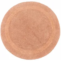 Homescapes Badematte Apricot Ø 80 cm