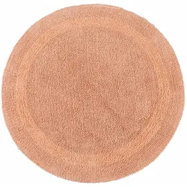 Homescapes Badematte Apricot Ø 80 cm