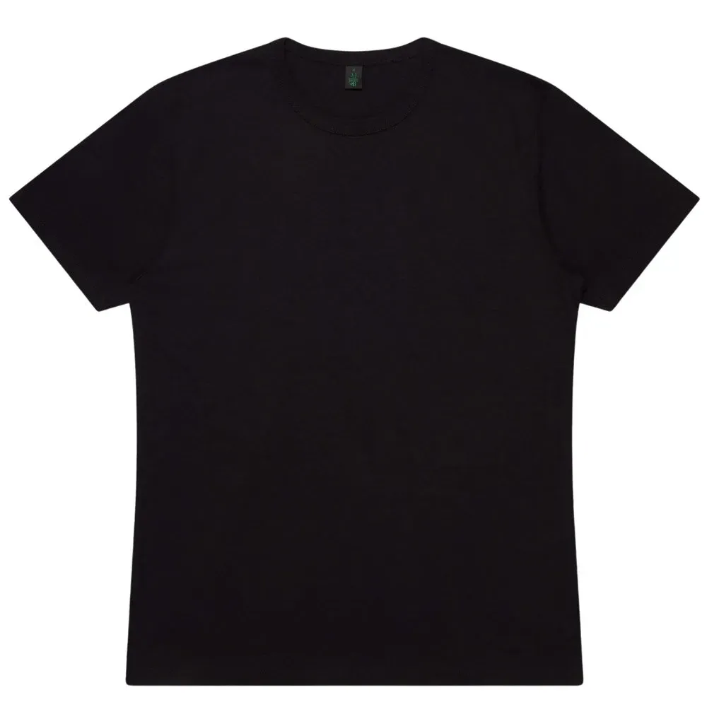 Earth Positive - Unisex Bamboo T-Shirt - Black / XXL