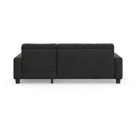 Home Affaire Ecksofa HOME AFFAIRE "Summer L-Form", grau (anthrazit), B:249cm H:91cm T:164cm, 95% Polyester, 5% Polyamid, Sofas, Ecksofa, mit Recamiere, mit oder ohne Bettfunktion und Bettkasten, Cord-Bezug