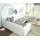 DeLife Wohnlandschaft Clovis XL Weiss Hellgrau Hocker Armlehne modular