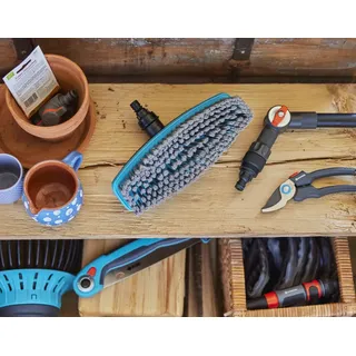 Gardena Waschbürste Cleansystem Stielbürste soft grau