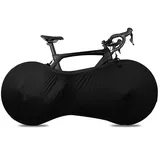 Barlone Schwarz Fahrradabdeckung, Waschbar Fahrradschutz, Fahrrad Abdeckung, Fahrradgarage Innenbereich Staubdicht Fahrradschutzhülle, Fahrradhülle für Fahrräder Mountainbike