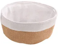 Kesper Brotkorb Baumwolle, lebensmittelecht 19922 , 1 Brotkorb, Farbe: jute