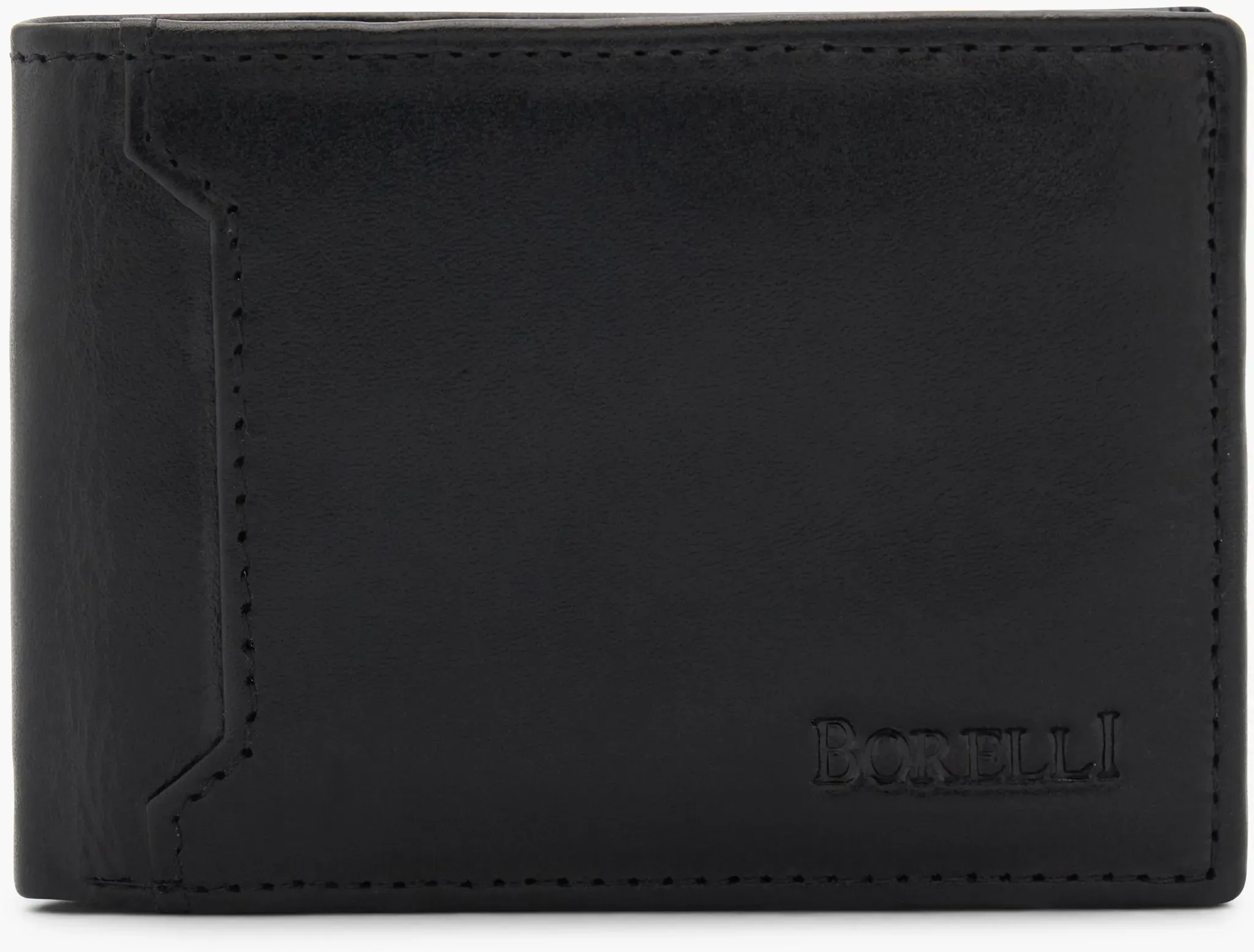 Borelli  Geldbörse Schwarz, Herren, Größe: ONE SIZE, Material: Leder - Borelli  Geldbörse Schwarz, Herren, Größe: ONE SIZE, Material: Leder - man - Schwarz