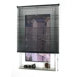 LIEDECO Kunststoff-Jalousie 90 x 220 cm schwarz