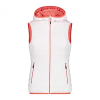 CMP Woman Reverse Vest FIX Hood bianco 36