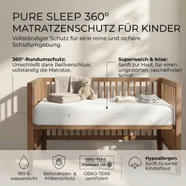 Homescapes Kinder Matratzenschoner 70 x 140 cm Weiß