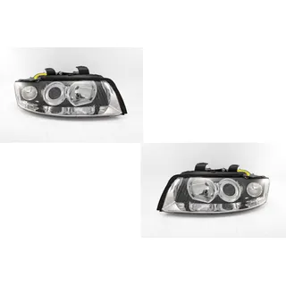 Johns, Scheinwerfer Halogen passend für Audi A4 8E 11/2000-11/04 H7 H7 Set Links Rechts 8E0941029C 8E0941003 8E0941030C 8E0941004