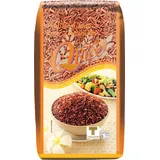 Q RICE Jasminreis, rot – Duftender Natur Langkorn Reis – Thai Hom Mali - 1 x 1 kg