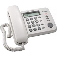 Panasonic KX-TS560 DECT-Telefon Anrufer-Identifikation Weiß