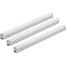 Oktaplex lighting Oktaplex LED Unterbauleuchte Riga 3er Set Küche 54cm warmweiß 3000K 230V mit Schalter