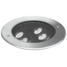 Brumberg Bodeneinbauleuchte 14666223 rund Aluminium Edelstahl Glas