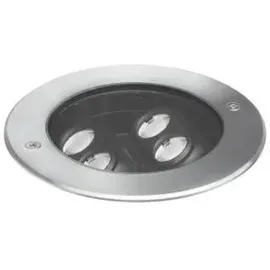 Brumberg Bodeneinbauleuchte 14666223 rund Aluminium Edelstahl Glas