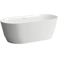 Laufen PRO Badewanne freistehend, Marbond, 1650x750x550mm, H2399520000001, Farbe: Weiß