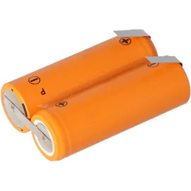 AccuCell Rasiererakku NiMH 2,4V 1200mAh mit Lötfahnen ersetzt Philips 138 10609