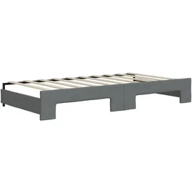vidaXL Tagesbett 90 x 190 cm Dunkelgrau