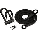 tex-lock Eyelet U/X-Lock 160cm Schloss onyx black (31.005.001.160)