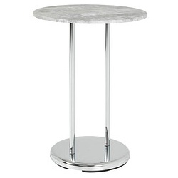 HAKU Möbel Beistelltisch Metall Betonoptik 40,0 x 40,0 x 55,0 cm