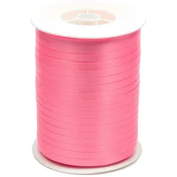 Star 500m Geschenkband Ringelband 5mm - wasserfestes Kunststoff Dekoband Schleifenband Polyband Luftballonband zum Anbinden von Luftballons Basteln Pink