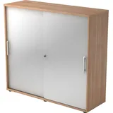 Hammerbacher Serie 9 Aktenschrank 120 x 40 x 110 cm silber