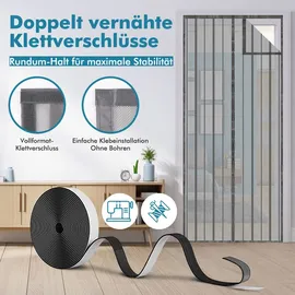 Sekey Insektenschutz-Tür 90 x 210 cm Grau