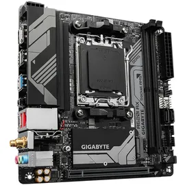 Gigabyte A620I AX Motherboard - Unterstützt AMD Ryzen 8000 CPUs, 5+2+1 Phasen, bis zu 6400MHz DDR5, Wi-Fi 6E, Sockel AM5