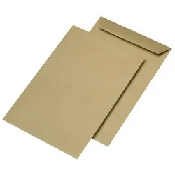 Versandtasche C4 gummiert 90g braun 250 Stück
