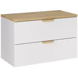 Badplaats Waschbeckenunterschrank Aster 80 x 52 cm Eiche