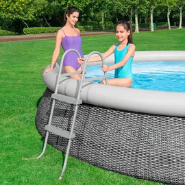 BESTWAY Poolleiter grau 84 cm