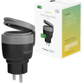 Hombli Smart-Home-Steckdose Schwarz 1 St.