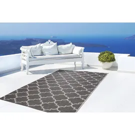 Lalee Sunset 604 Outdoor-Teppich 80 x 230 cm Grau