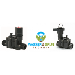 Magnetventil Serie DV, 075-DV, 100-DV, 100-DV-MM,  100 - DVF,  Rain-Bird Serie DV mit 24 VAC und 9 VDC (Magnetventile DV Serie Rain-Bird: Magnetventil 100-DV, 1” IG/IG 24 VAC Innengewinde)