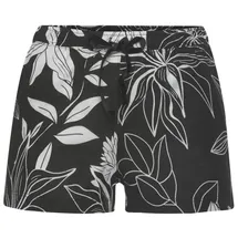 LASCANA Schlafshorts Floral Schwarz 32/34