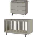 Germania Babymöbel-Set »Tomino« Set, 3 Stk. tlg. modernes Design, mitwachsendes Komplett-Set, GS-zertfiziert