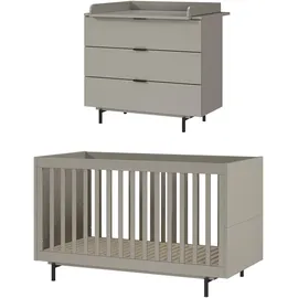 Germania Babymöbel-Set »Tomino« Set, 3 Stk. tlg. modernes Design, mitwachsendes Komplett-Set, GS-zertfiziert
