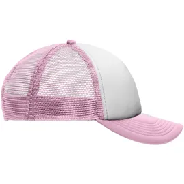 myrtle-beach 5 Panel Kinder Mesh Cap weiß/pink one size