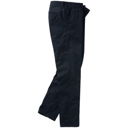 Mey & Edlich Herren Chinohose Slim Fit Blau einfarbig - 50