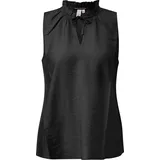 QS Blusentop Bluse Schwarz 38