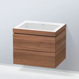 Duravit L-Cube Schrank mit Vero Air Waschtisch, 2 Auszüge, LC6926N79790E00,