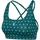 hummel Hiit Aop Impact Strap Bra Grün S