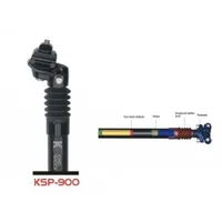 Kind Shock KindShock Federsattelstütze KSP 900 Ø 27,2mm, 350mm schwarz, Patent
