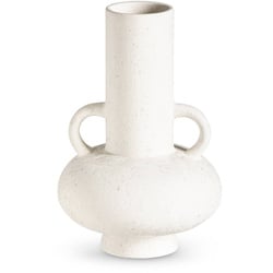 Vase Amara 17 cm Steingut Beige