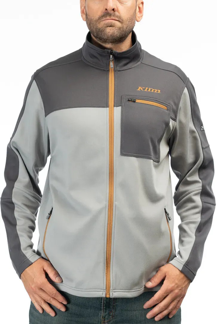 Klim Glacier Fleece jas, grijs, M Voorman