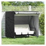 vidaXL Hollywoodschaukel-Abdeckung 4105916 Schwarz