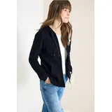 Cecil Langarm Jacke mit Kapuze und Taschen - Blau
